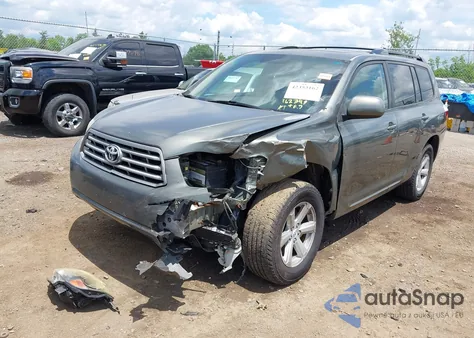 2010 Toyota Highlander Se V6 из США, поврежденный, VIN 5TDJK3EH8AS020087